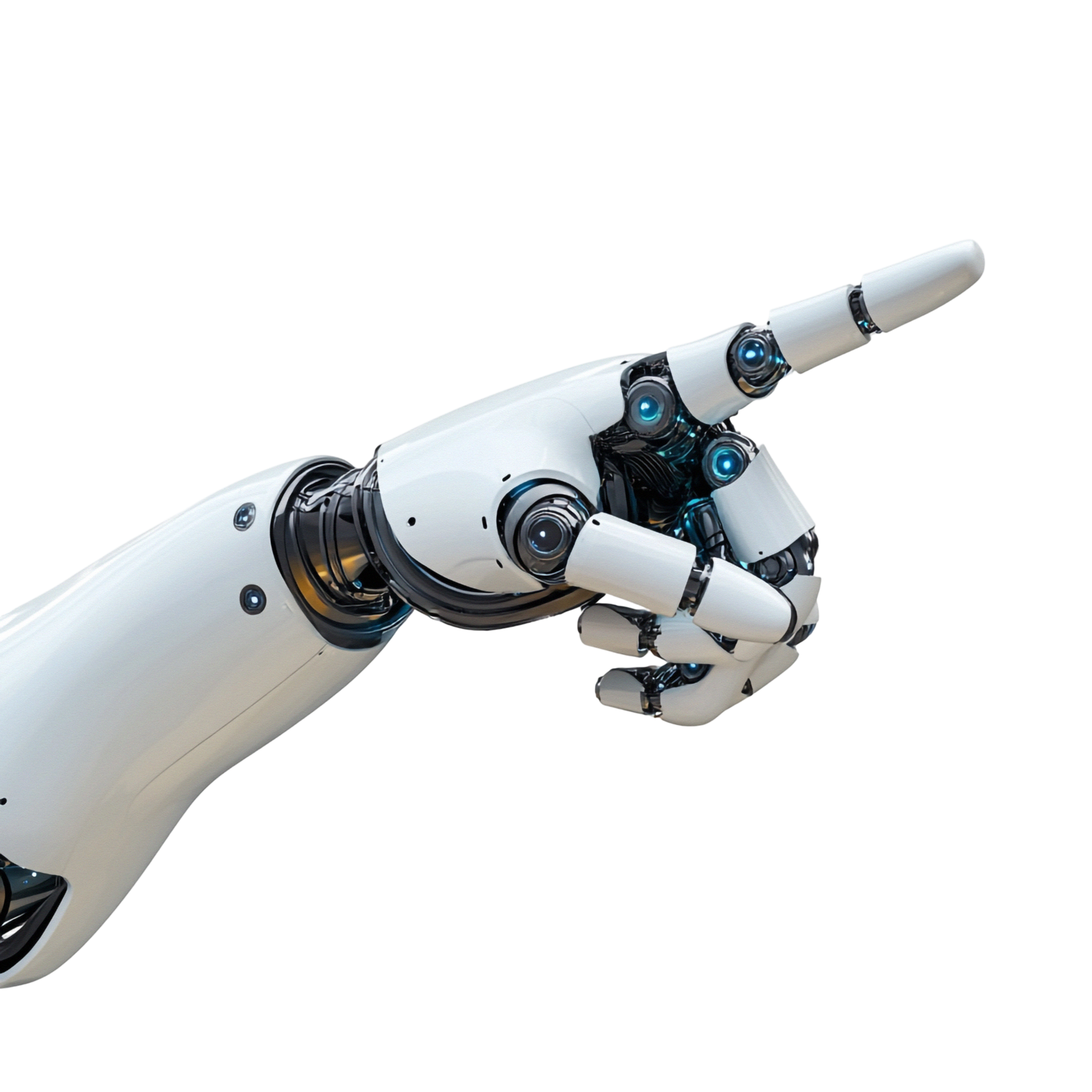 Mano robótica representando inteligencia artificial