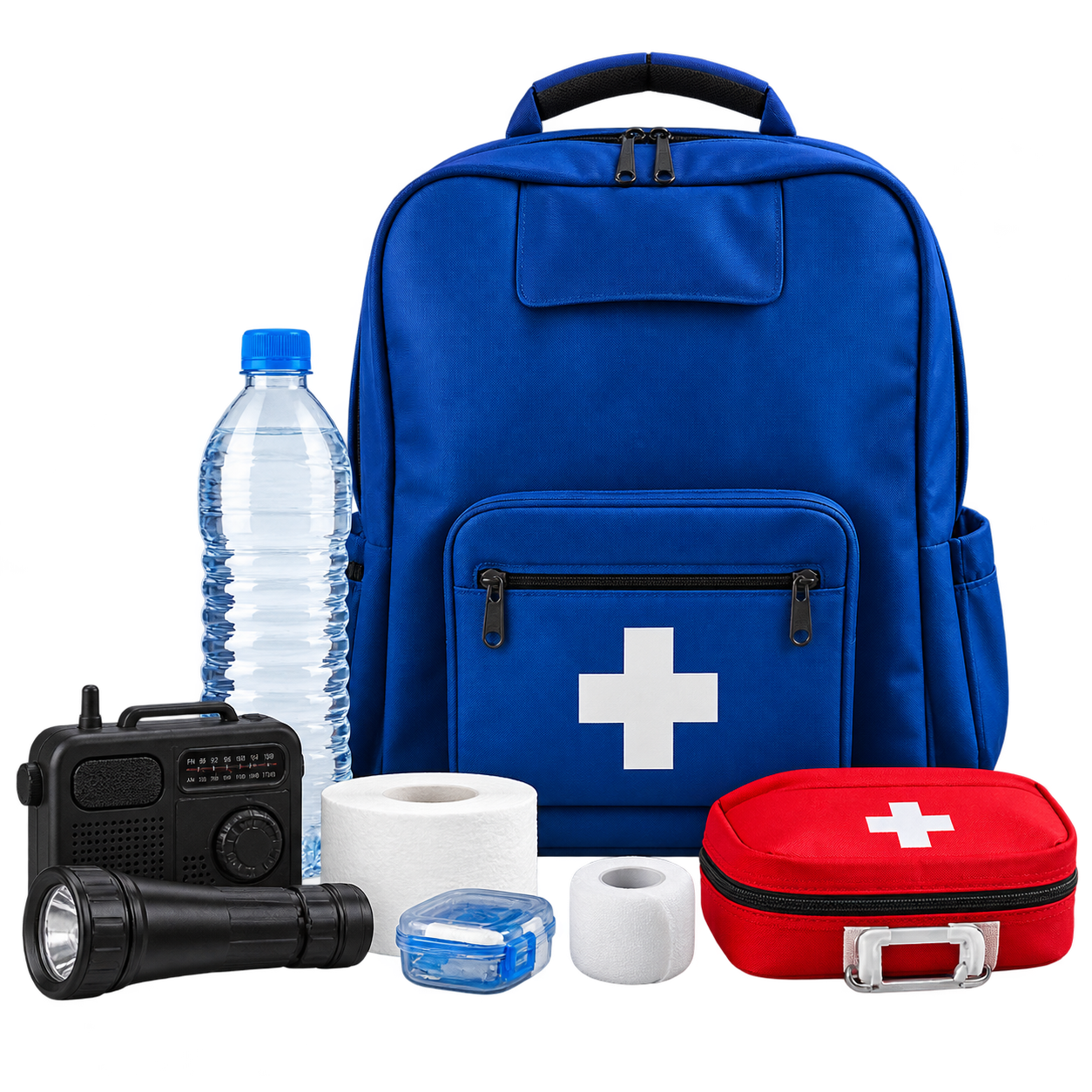 Morral y elementos esenciales para una emergencia